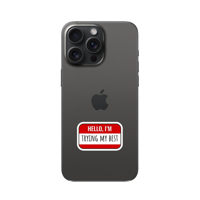 استیکر لپ تاپ و موبایل مدل نوشته 09