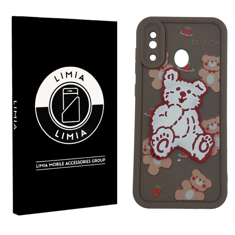 کاور لیمیا مدل سولید لنزدار طرح عروسکی برجسته مناسب برای گوشی موبایل سامسونگ Galaxy A20/A30