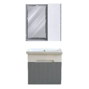 ست کابینت و روشویی بی اس سی مدل آرالیا به همراه آینه باکس کد 03