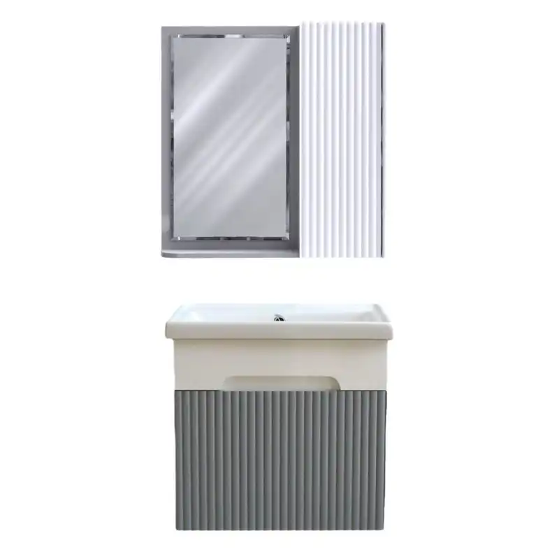 ست کابینت و روشویی بی اس سی مدل آرالیا به همراه آینه باکس کد 03