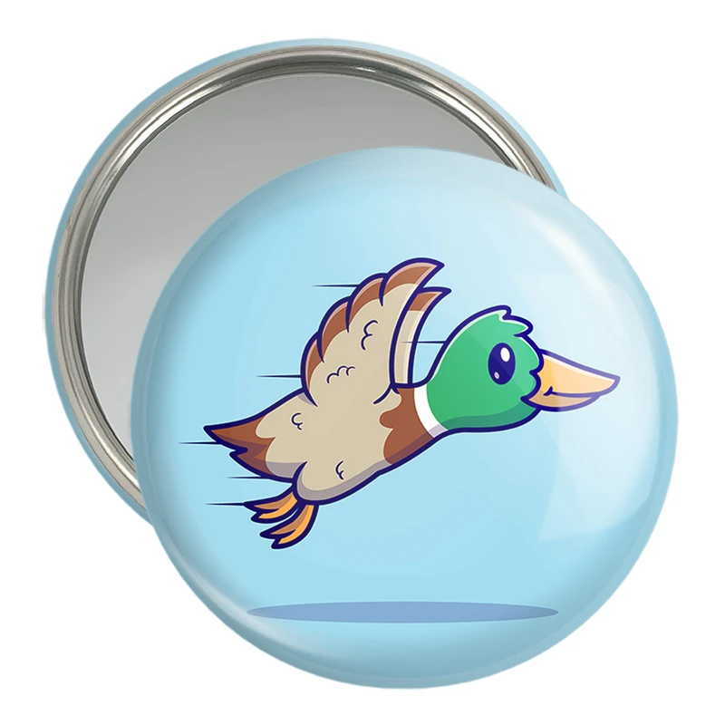 آینه جیبی خندالو مدل حیوانات بامزه اردک کد 29656