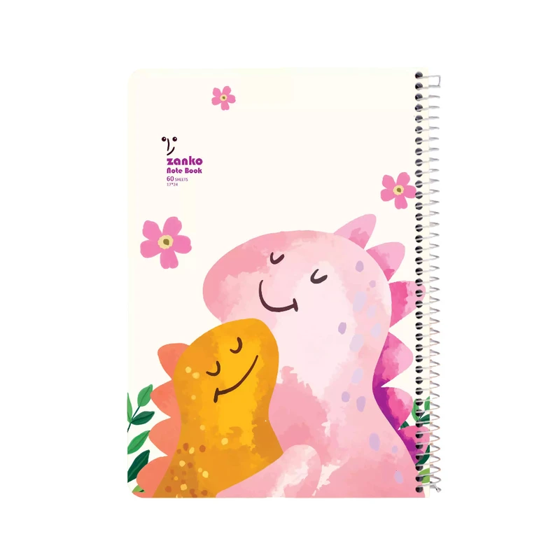 دفتر مشق 60 برگ زانکو مدل مامان دایناسور