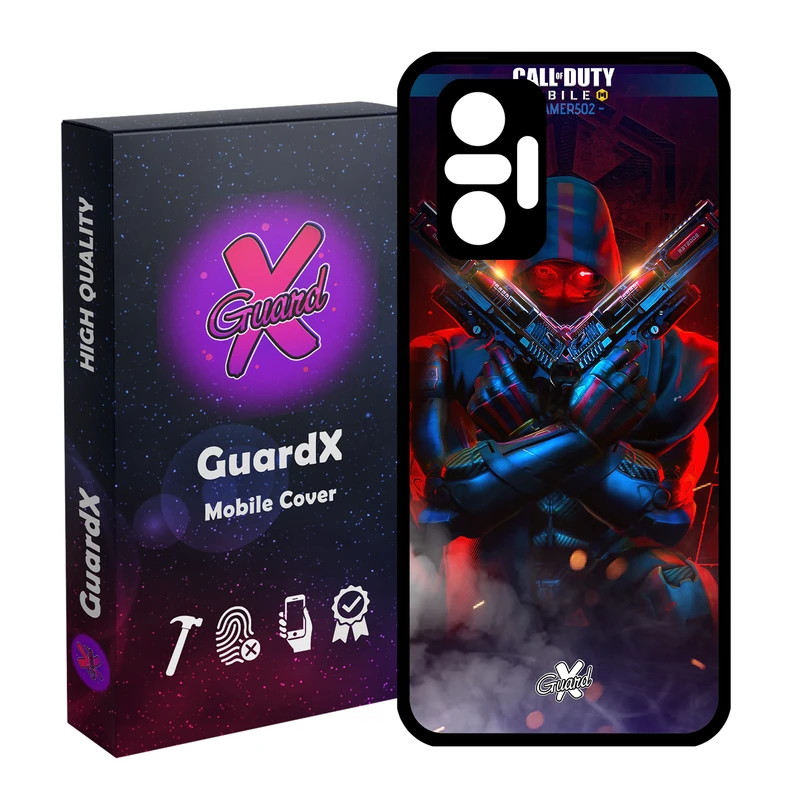 کاور گارد ایکس طرح Call Of Duty مدل Glass10388 مناسب برای گوشی موبایل شیائومی Redmi Note 10 Pro / Note 10 Pro Max