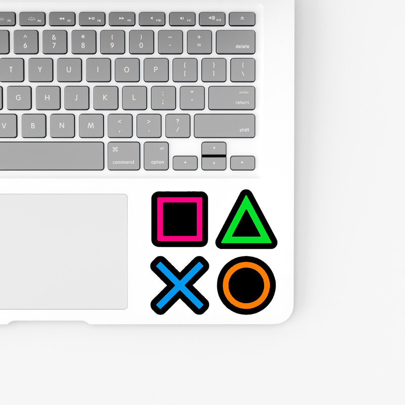 استیکر لپ تاپ و موبایل بووم طرح دسته مدل Controller Button کد ZX048