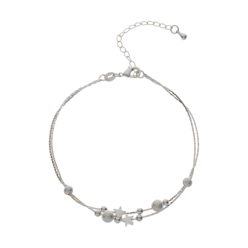 پابند نقره زنانه شهر جواهر مدل SJ-GAN008