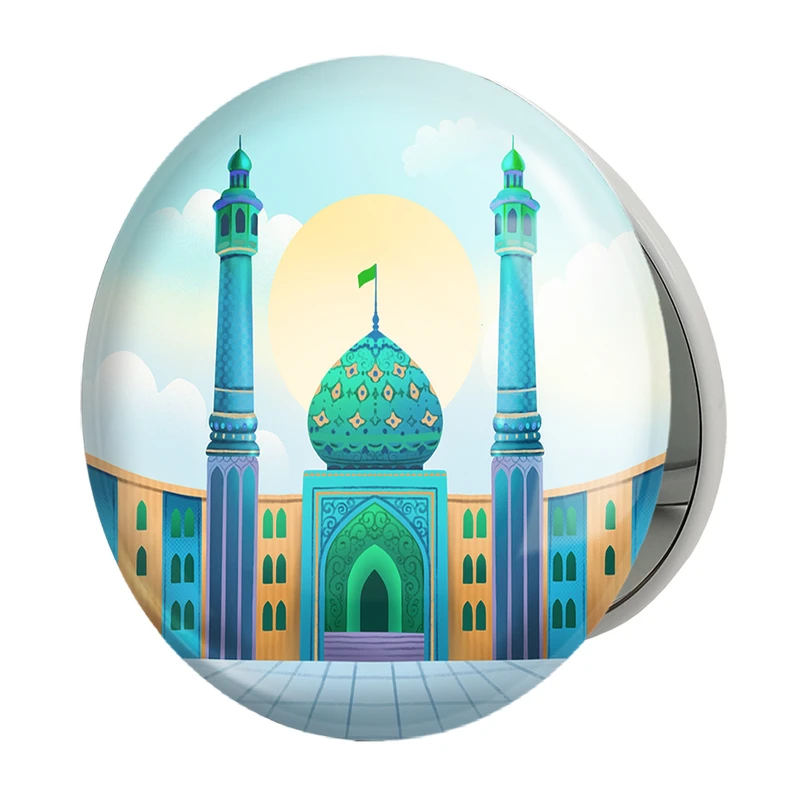 آینه جیبی خندالو طرح نیمه شعبان کودکانه مدل تاشو کد 25535 