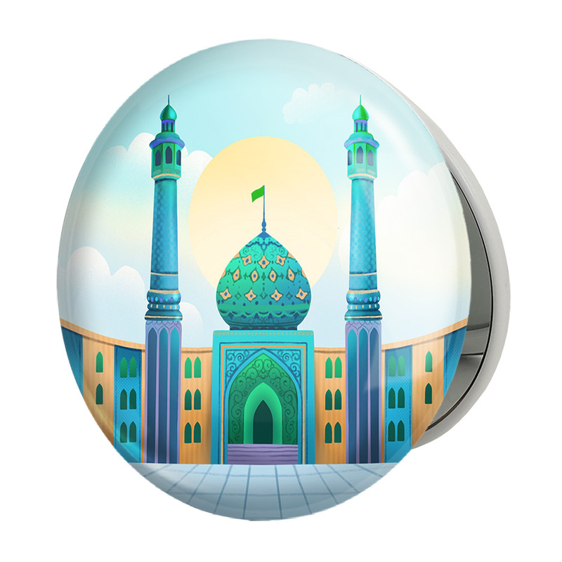 آینه جیبی خندالو طرح نیمه شعبان کودکانه مدل تاشو کد 25535 
