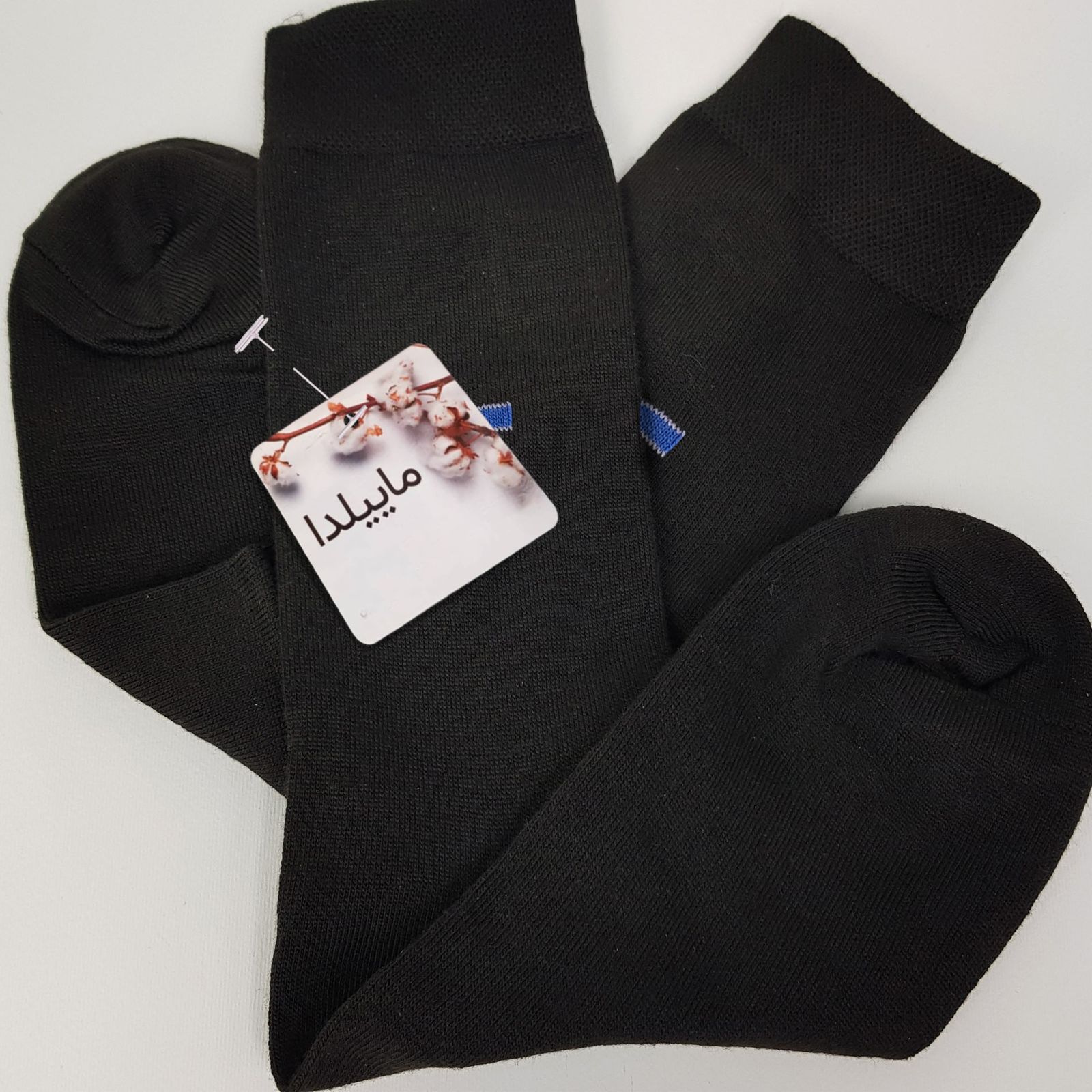 جوراب مردانه ماییلدا مدل 00 ساده بسته 3 عددی -  - 9