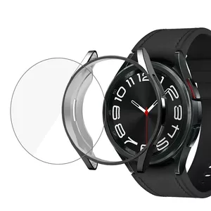 کاور بادیگارد مدل GB مناسب برای ساعت هوشمند سامسونگ Galaxy Watch 6 43 mm به همراه محافظ صفحه نمایش