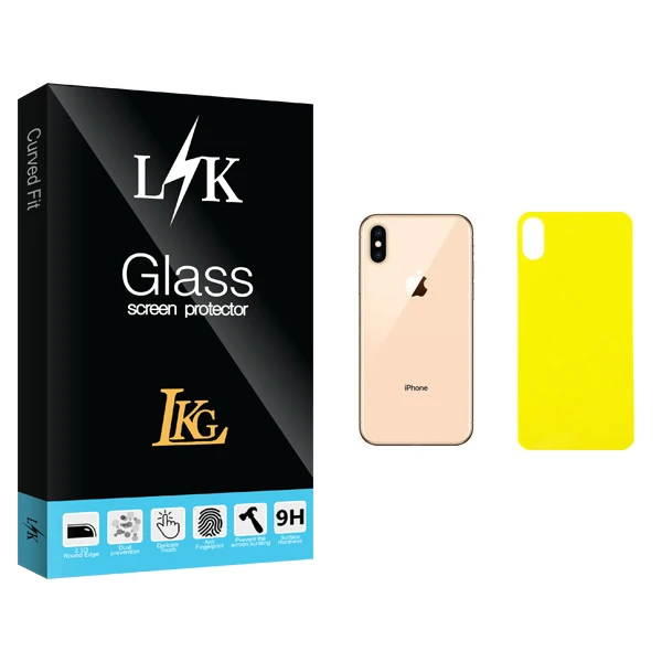 محافظ پشت گوشی ال کا جی مدل LK Glass مناسب برای گوشی موبایل اپل iPhone XS