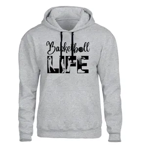 هودی مردانه مدل بدنسازی کد B531 رنگ طوسی