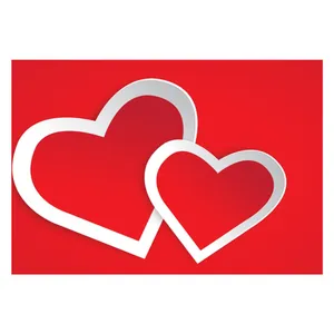 کارت پستال ماهتاب مدل قلب عاشقانه کد 2108