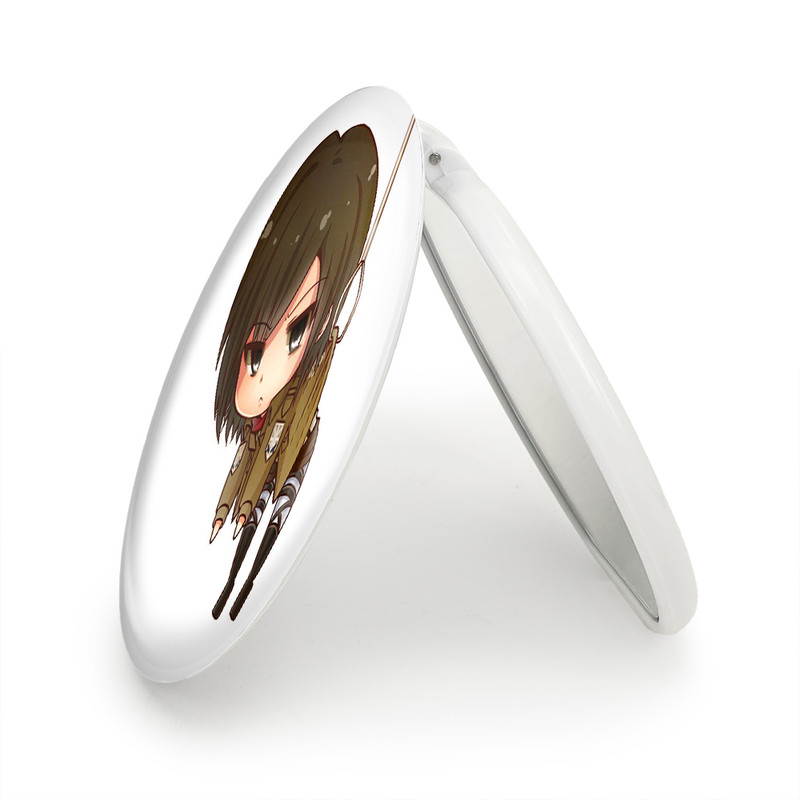 آینه جیبی خندالو طرح میکاسا انیمه اتک آن تایتان Attack on Titan مدل تاشو کد 18561
