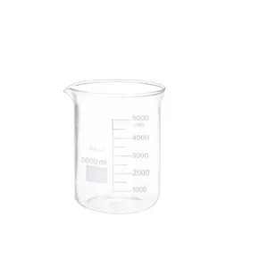 بشر آزمایشگاه مدل beaker ظرفیت 5000 میلی لیتر