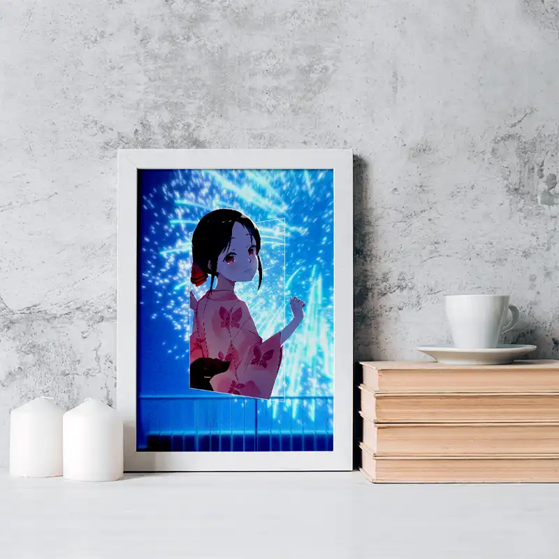 تابلو خندالو مدل کاگویا ساما انیمه کاگویا ساما کد 16053