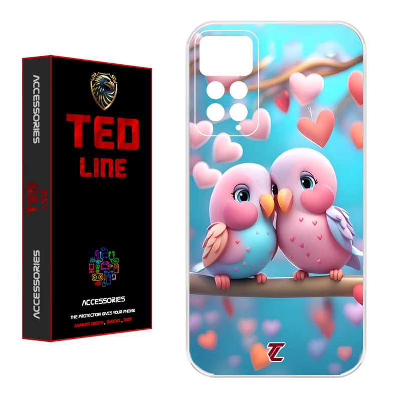 کاور تدلاین طرح پرنده کد 1176 مناسب برای گوشی موبایل شیائومی Redmi Note 11 Pro 4G / Note 12 Pro 4G