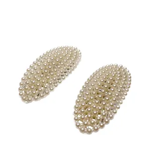 گیره مو زنانه مدل مرواریدی 0047 بسته 2 عددی