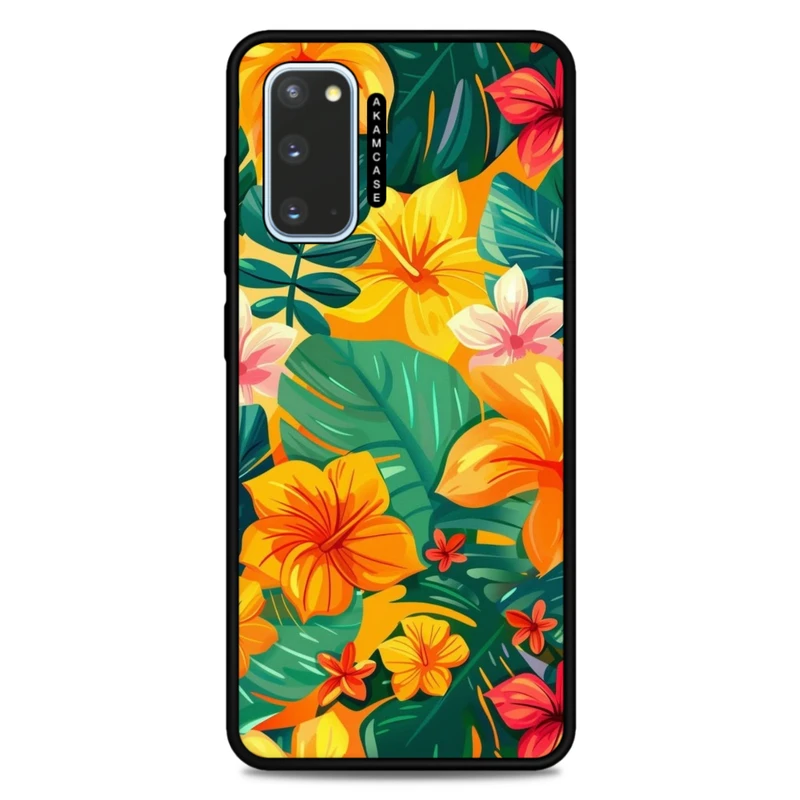 کاور آکام مدل AMC-WSGS20-FLOWERS-28 مناسب برای گوشی موبایل سامسونگ Galaxy S20