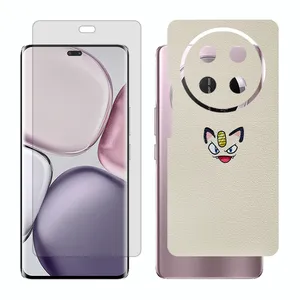 Glass Together model matte screen protector suitable for Honor X9c mobile phone with back cover sticker