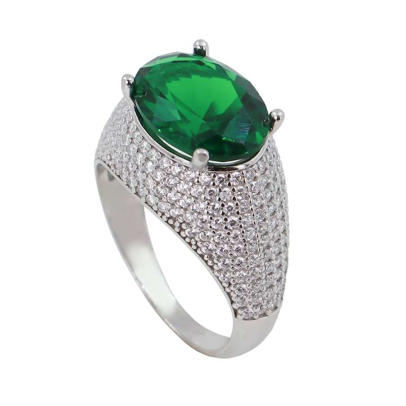 انگشتر نقره زنانه جی تی ای مدل نایس انگشتر نقره زنانه جی تی ای مدل نایس