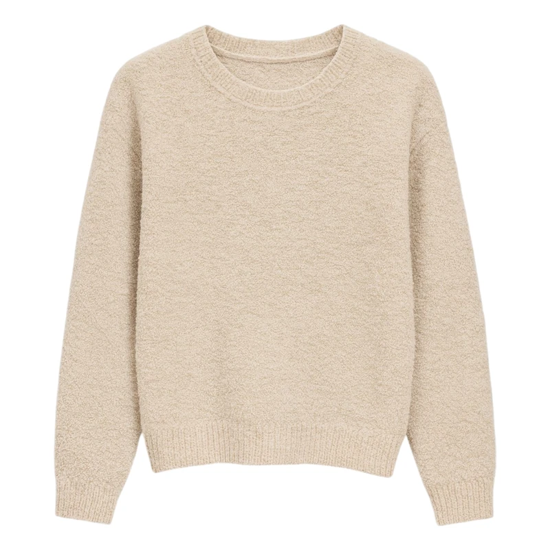 پلیور یقه گرد زنانه مدل 21128