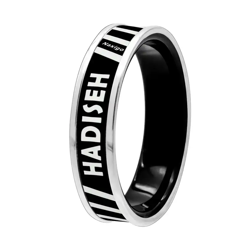 انگشتر ناکسیگو مدل شب تاب طرح حدیثه کد RB15824