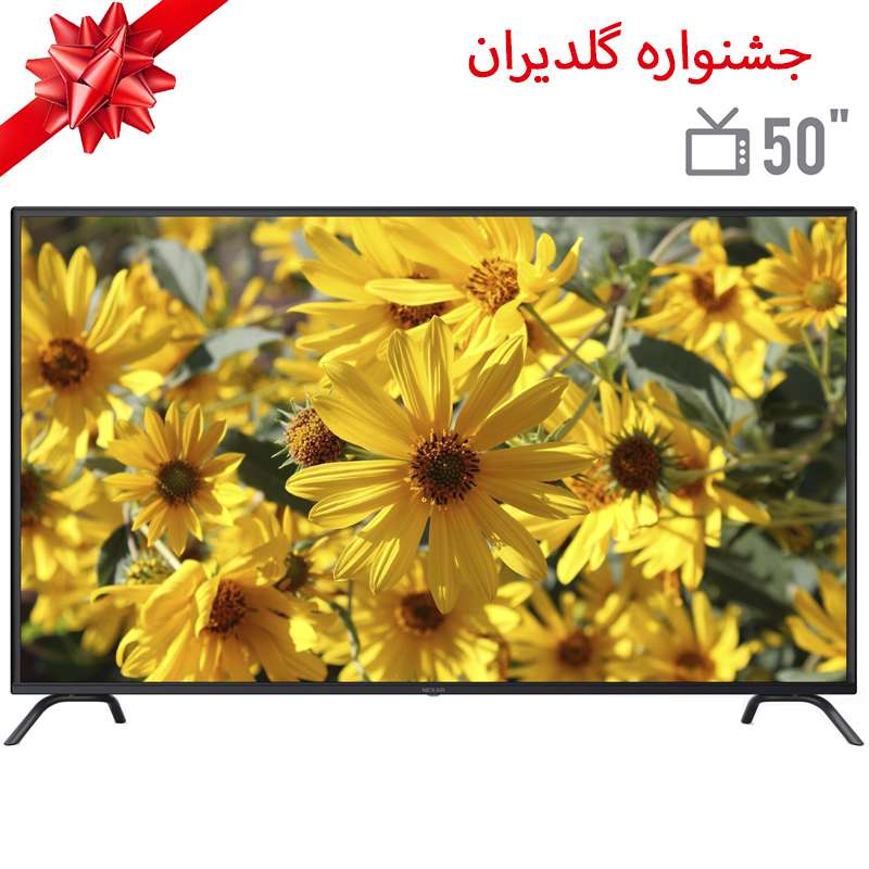 تلویزیون ال ای دی هوشمند نکسار مدل NTV-U50C614S سایز 50 اینچ - مخصوص جشنواره گلدیران