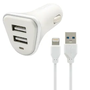شارژر فندکی نافومی مدل C05 به همراه کابل تبدیل لایتنینگ