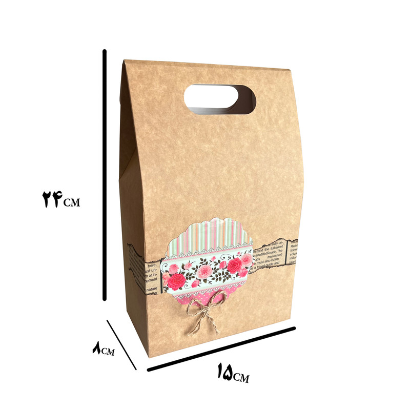 پاکت هدیه مدل گل سیلن کد 7