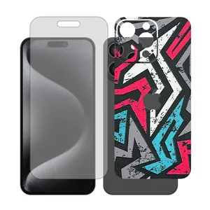 Glass Together model matte Screen Protector Suitable for Apple iPhone 16 Pro Max Mobile Phone with Back cover sticker