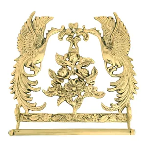 جا حوله ای برنزی طرح سیمرغ کد 218