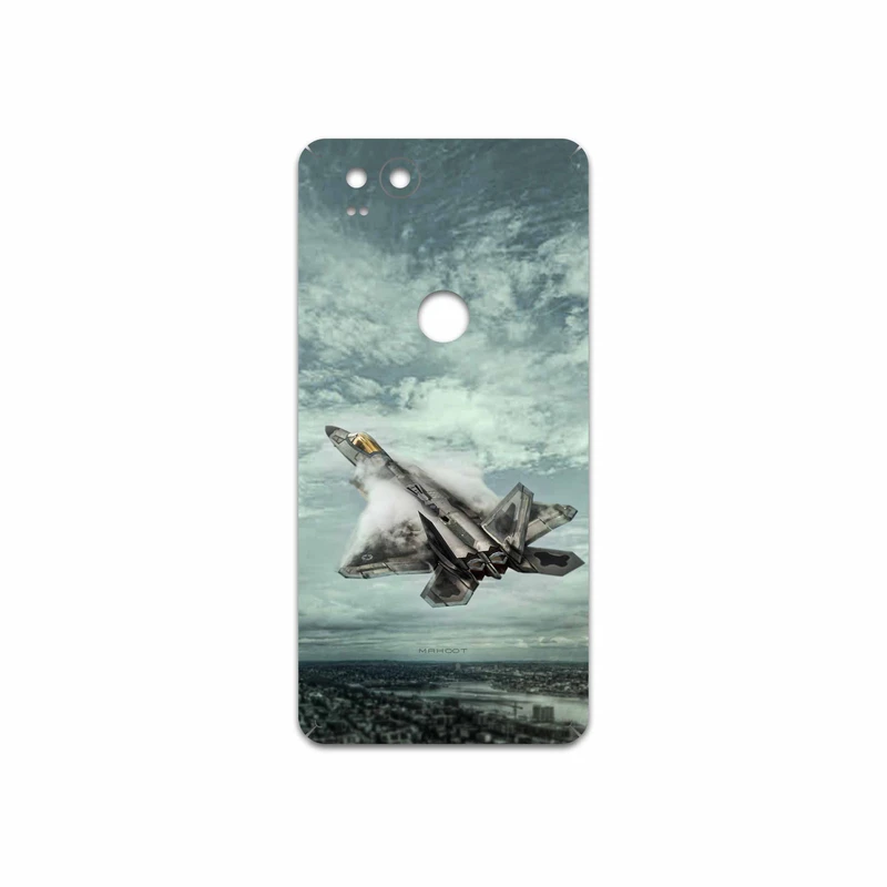 برچسب پوششی ماهوت مدل F-22 Raptor مناسب برای گوشی موبایل گوگل Pixel 2