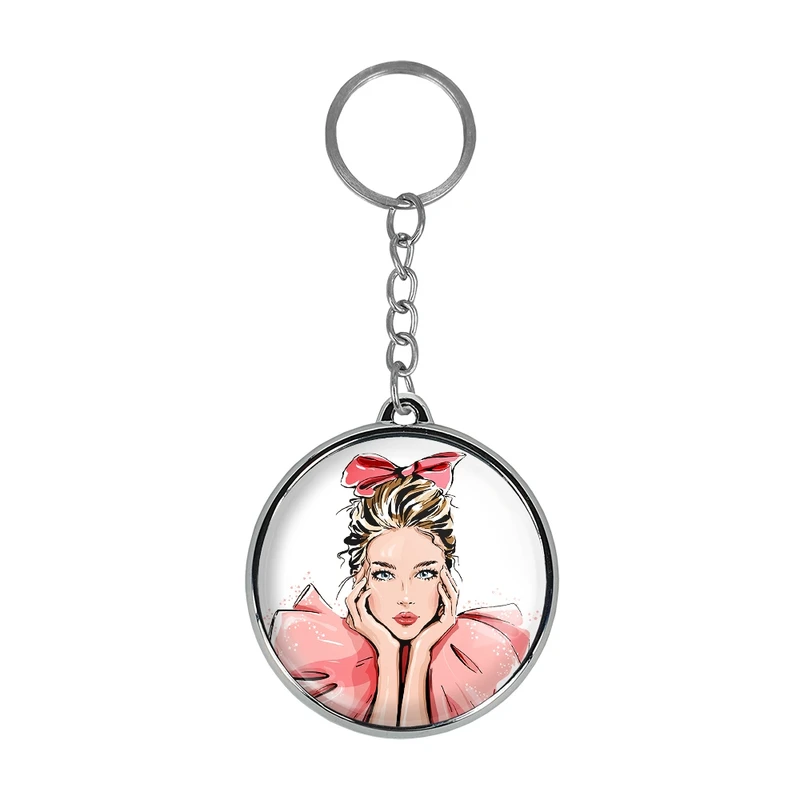 جاکلیدی خندالو طرح دختر قوی Girl Power مدل دوطرفه کد 2892428925