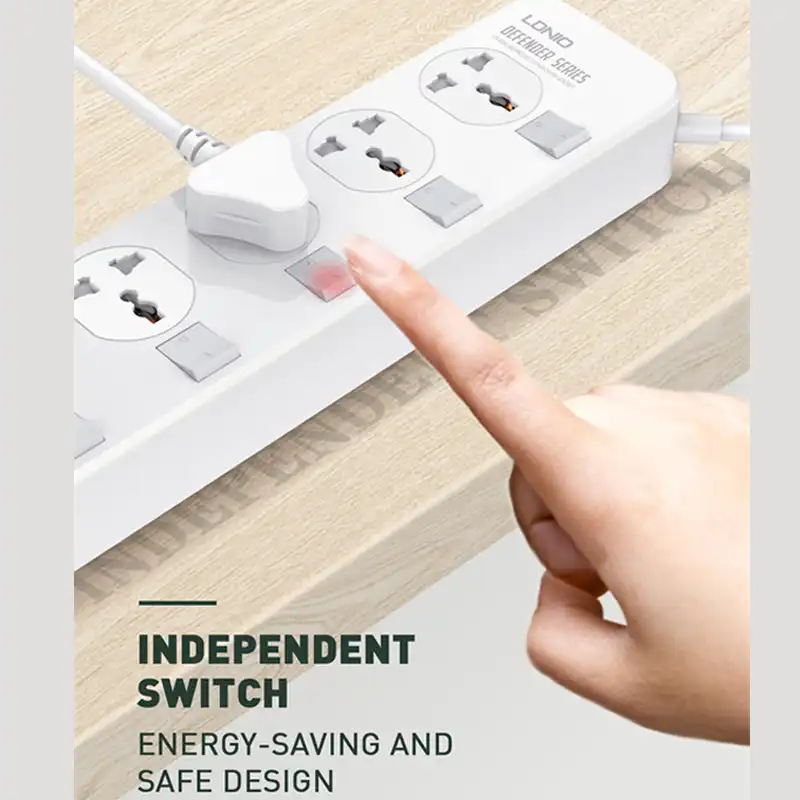 چند راهی برق الدینیو مدل Power Socket