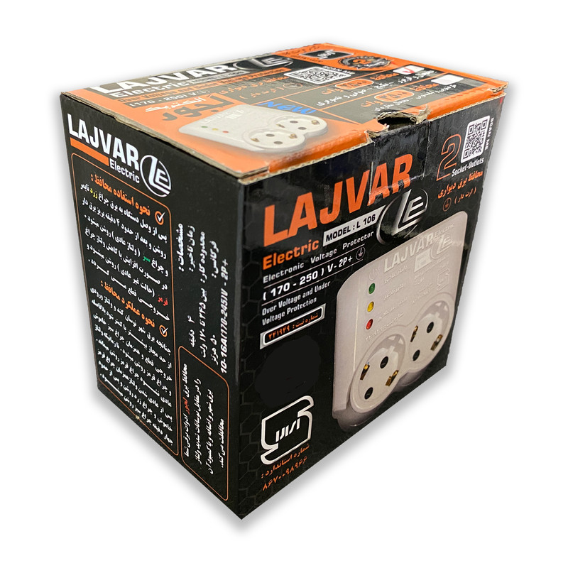 محافظ ولتاژ لجور الکتریک مدل L106 - 2500V محافظ ولتاژ لجور الکتریک مدل L106 - 2500V
