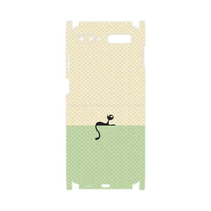 MAHOOT Minimal Internet Cat Icon-FullSkin Cover Sticker for Samsung Galaxy Z Flip