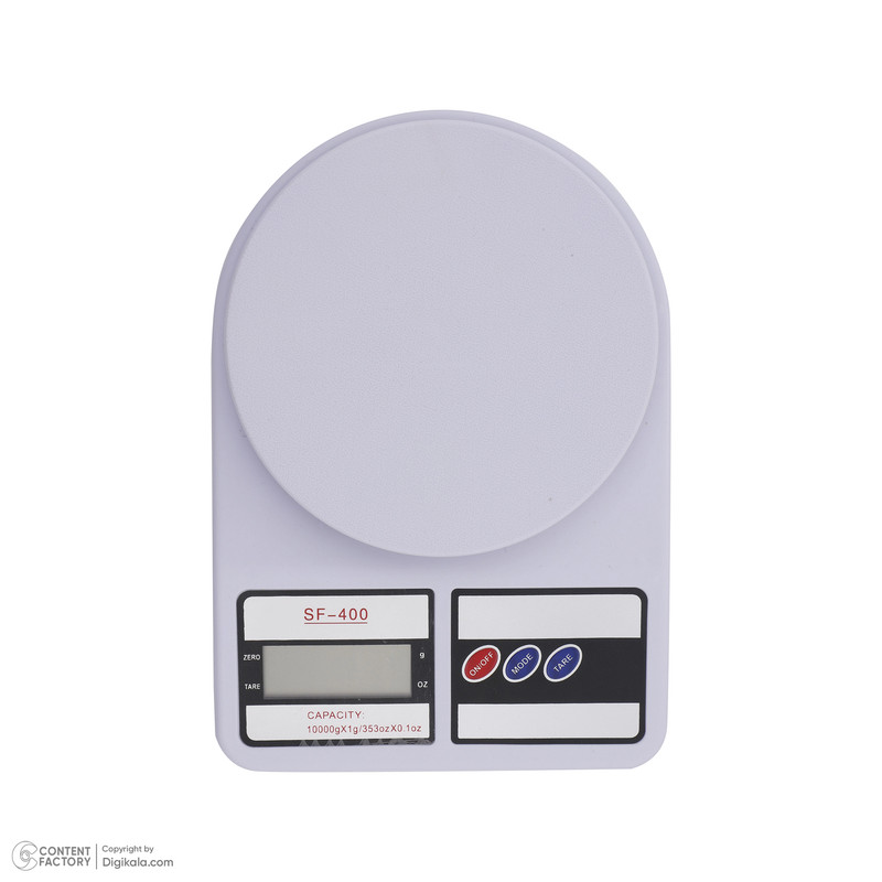 ترازوی آشپزخانه الکترونیک مدل SF-400 در ارزانترین فروشگاه اینترنتی ایران ارزان