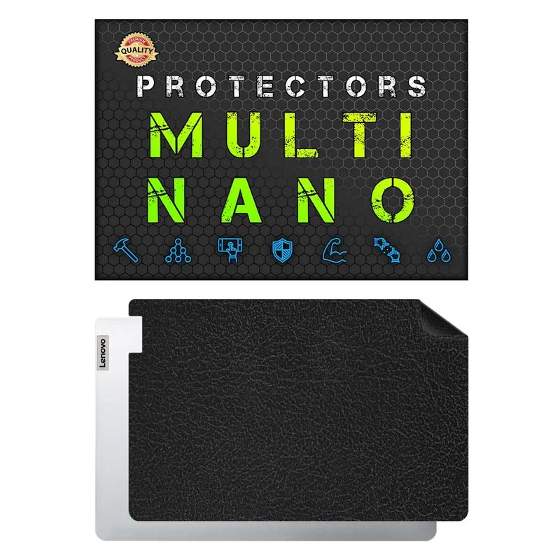 برچسب پوششی پشت لپ تاپ مولتی نانو طرح چرم مدل X-F1L مناسب برای لپ تاپ لنوو Ideapad 1 - 15IJL7 15.6 inch 2022