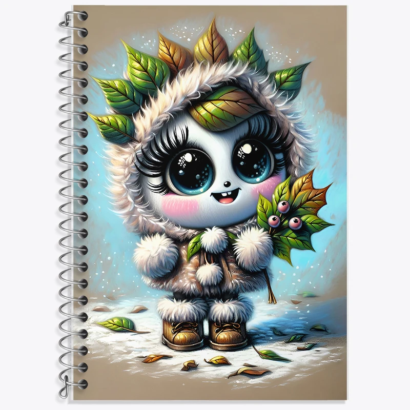 دفتر زبان 50 برگ خندالو مدل دو خط طرح خرگوش بانمک کد F7557