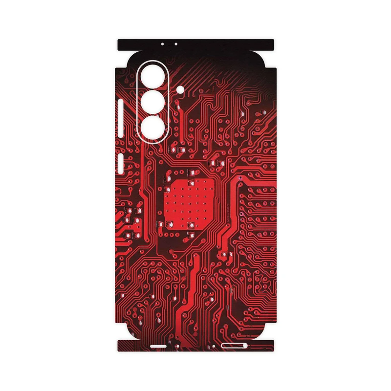 برچسب پوششی ماهوت مدل Red_Printed_Circuit_Board-FullSkin مناسب برای گوشی موبایل سامسونگ Galaxy A56