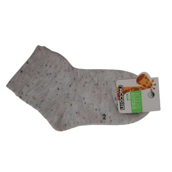 جوراب دخترانه راکون مدل ریزبافت dotted