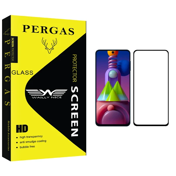 محافظ صفحه نمایش وایلی نایس مدل Pergas Glass مناسب برای گوشی موبایل سامسونگ Galaxy M51