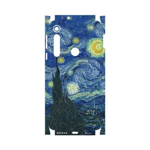 MAHOOT The Starry Night of van Gogh-FullSkin Cover Sticker for Motorola One Macro