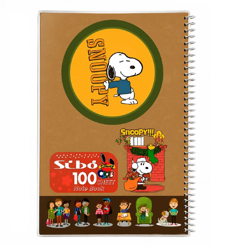 دفتر مشق 100 برگ سیمی سیبو مدل حاشیه دار کد A38