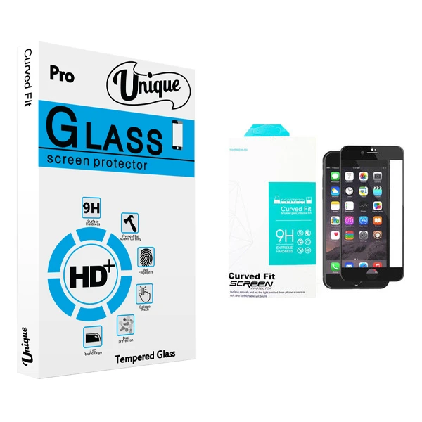 محافظ صفحه نمایش سرامیکی مات يونيک مدل +Clear مناسب برای گوشی موبایل اپل Iphone 7 plus