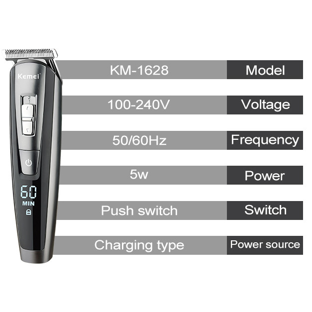 ماشین اصلاح موی سر و صورت کیمی مدل KM-1628
