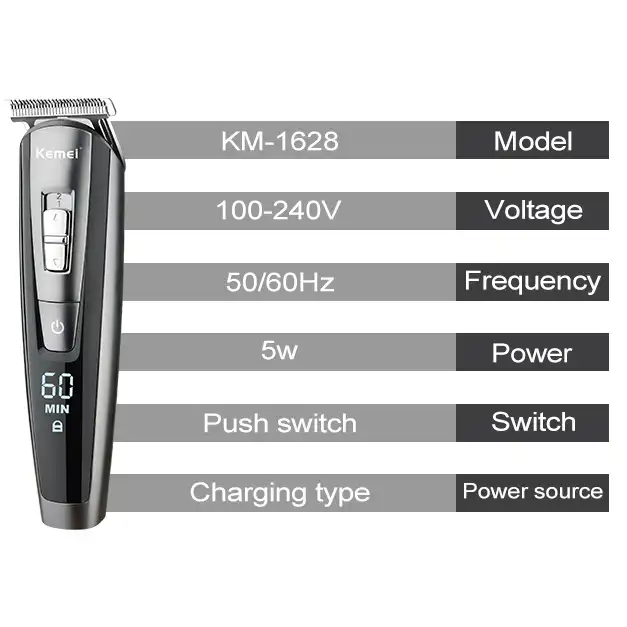 ماشین اصلاح موی سر و صورت کیمی مدل KM-1628