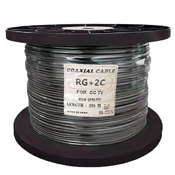 کابل ترکیبی RG59 دوربین مداربسته زیمنس مدل RG59+2C-86