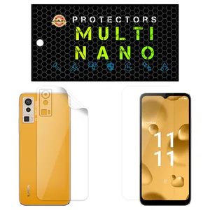  Multi Nano X-SFT Screen Protector For Lava Blaze Pro with back skin