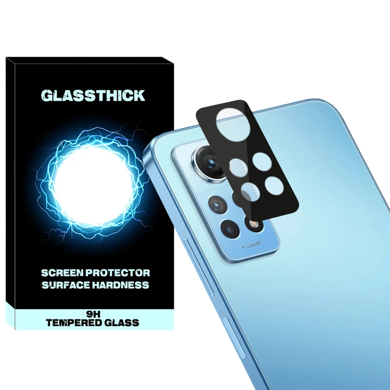 محافظ لنز دوربین گلستیک مدل 3D-GL مناسب برای گوشی موبایل شیائومی Redmi Note 12 Pro 4G